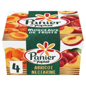 Yaourt aux fruits abricot nectarine